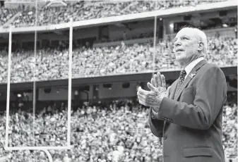  ?? File photo ?? Bob McNair was determined to bring the NFL back to Houston after the Oilers left. He was awarded a franchise on Oct. 6, 1999, and the Texans began play in 2002.