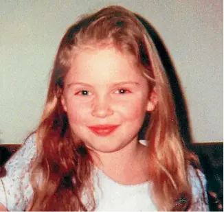  ??  ?? ‘‘She was funny, she was beautiful, she was mature, she was everything a mother could ever ask for in a child.’’ Lisa Hope was 8 years old when her father murdered her.