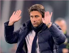  ?? ANSA ?? Antonio Conte, 44 anni, allenatore della Juve dall’estate del 2011