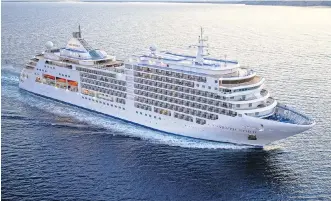  ?? SILVERSEA ?? Silversea intends to build three new luxury cruise ships after a substantia­l investment by Royal Caribbean this past summer.