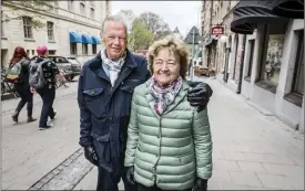  ??  ?? Anders och Bibbi Nordin besöker Finland nästan årligen.