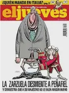 ??  ?? Realeza espanhola é presença frequente na capa da revista satírica