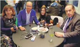  ??  ?? From right: George Mangion Senior Partner PKF MALTA, Dr Marilyn Formosa Head of Legal PKF MALTA and Ralf Glabischni­g co-founder and board member of Crypto Valley labs in ZUG together with guest