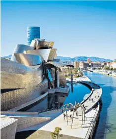  ?? ?? Dazzling: the Frank Gehry-designed Guggenheim Museum in Bilbao is a must-see