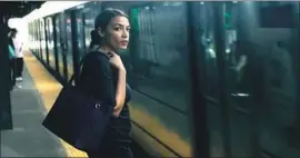  ?? Ocasio2018.com ?? FILMMAKERS knew they were on to something when they videotaped Democratic newcomer Alexandria Ocasio-Cortez on a New York subway platform.