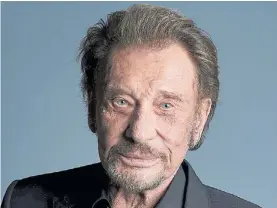  ??  ?? Número uno. En 60 años de carrera, Hallyday grabó 50 discos.