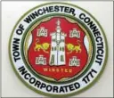  ??  ?? The Winchester / Winsted town seal, displayed on the wall at Town Hall.