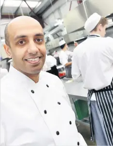  ??  ?? Excited Ajmal Mushtaq, chef director at Mushtaqs in Hamilton