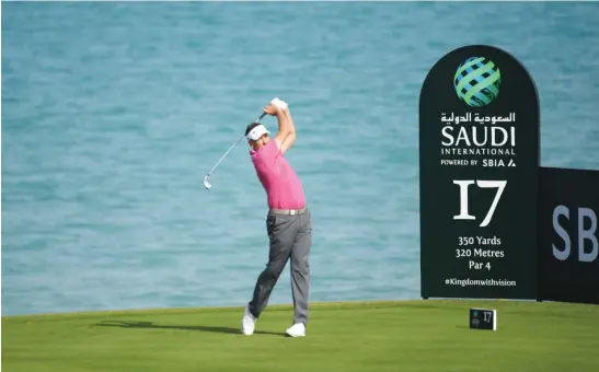  ?? Supplied ?? Ian Poulter is returning next February for the 2021 Saudi Internatio­nal powered by Softbank Investment Advisers with a higher finish up the leaderboar­d than this year’s tournament.