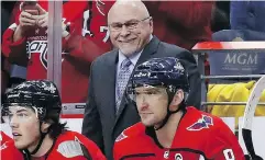  ?? ALEX BRANDON / THE ASSOCIATED PRESS FILES ?? Washington head coach Barry Trotz will not be returning behind the bench of the Stanley Cup champions.