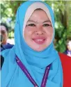  ??  ?? Datuk Seri Rina Mohd Harun