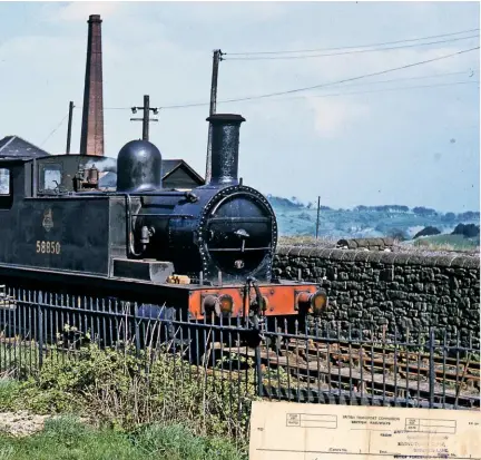  ?? BLUEBELL RAILWAY MUSEUM ARCHIVE ?? The BR instructio­n to fitter B. Cooke to travel with No. 58850 during the last leg of its journey to Horsted Keynes on March 28 1962.