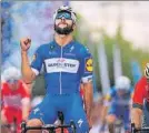  ?? FOTO: QUICK-STEP ?? Gaviria fue el más rápido