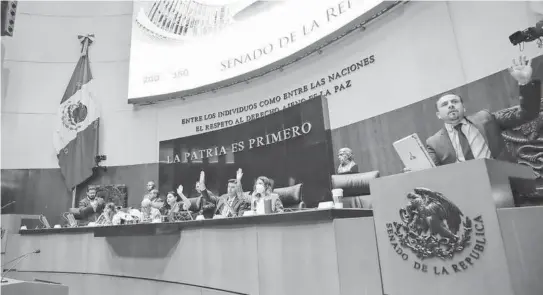  ?? /CORTESÍA SENADO DE LA REPÚBLICA ?? Amplio debate