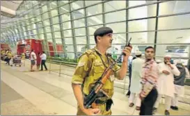  ?? SANJEEV VERMA/HT FILE PHOTO ?? The Delhi airport is among the 25 busiest airports worldwide. Currently, the passengers security fee is ₹200, which is proposed to be hiked to up to ₹350.