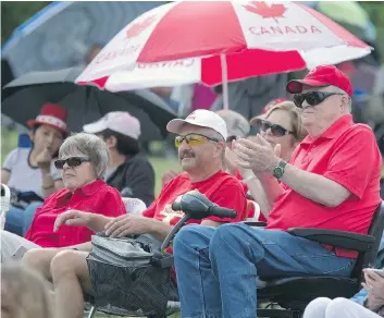  ?? GORD WALDNER/FILES ?? Diefenbake­r Park will host Canada Day celebratio­ns starting with a buffet breakfast at 8 a.m., followed by a citizen reaffirmat­ion ceremony, concerts including Platinum Blonde, and of course fireworks.