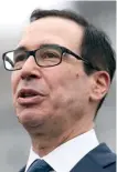  ??  ?? Steven Mnuchin