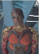  ?? MARVEL STUDIOS ?? In “Black Panther,” Okoye (Danai Gurira) wore armor inspired by African tribes.