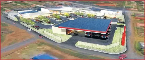  ?? Picture: SUPPLIED ?? PLANS UNDERWAY: An artistic depiction of the planned Ezibeleni commercial centre