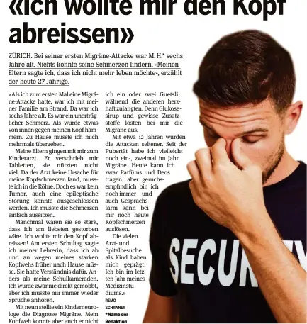  ?? ISTOCK ?? Betroffen? Das Kopfwehtel­efon (061 423 10 80) hilft weiter.