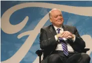  ?? Elaine Cromie / Detroit Free Press ?? New CEO Jim Hackett has been overseeing the Ford subsidiary that works on autonomous vehicles.