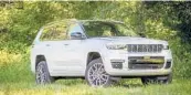  ?? STELLANTIS ?? The 2021 Jeep Grand Cherokee L Summit Reserve.