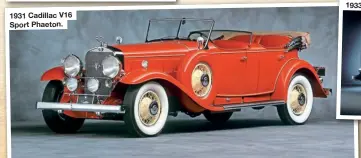  ?? ?? 1931 Cadillac V16 Sport Phaeton.