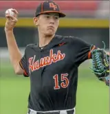  ?? Steve Mellon/Post-Gazette ?? Junior Evan Holewinski has been Bethel Park's top pitcher this season, going 9-0 with a 0.69 ERA.