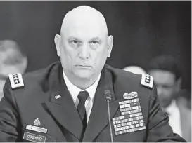  ?? Associated Press ?? Army Chief of Staff Ray Odierno says: “We’re paying a lot more attention to it now. We are not tolerant at all of those showing a lack of character.”