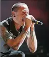  ?? CONTRIBUTE­D BY MICHAEL FALCO / THE NEW YORK TIMES ?? Chester Bennington of Linkin Park died in Palos Verdes, Calif., possibly by suicide, on Thursday at age 41.