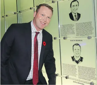  ?? BRUCE BENNETT/GETTY IMAGES ?? Martin Brodeur will be inducted into the Hall of Fame Monday in Toronto.