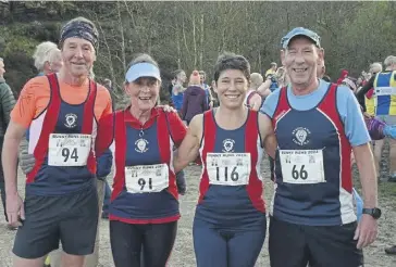  ?? ?? Stainland Lions at the third Bunny Runs race in Haworth. Pic: Woodentops