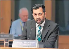  ??  ?? Humza Yousaf welcomed the clubs’ message to fans.