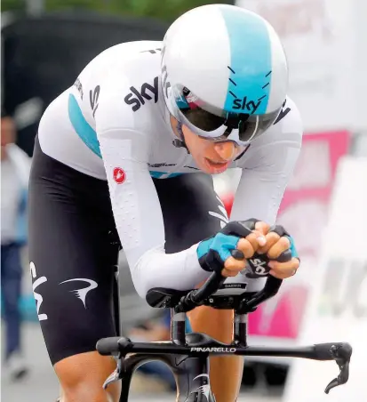  ?? FOTO JAIME PÉREZ ?? En su primer año con Sky, Egan impresiona. Fue el mejor joven del Tour Down Under, ganó la contrarrel­oj del Nacional en Medellín y el título de la carrera Colombia Oro y Paz.