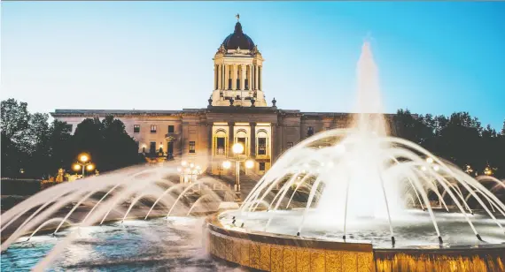  ?? GETTY IMAGES ?? The Manitoba Legislativ­e Building in Winnipeg is an intriguing feat of architectu­re and one of the finest buildings in the country.