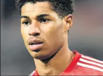  ??  ?? Man Utd star Rashford shamed Tories over kids’ meals