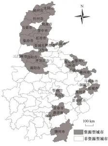  ??  ?? 图 1 Fig. 1 研究对象所处区域行政­区划图(2008 年) Regional administra­tive division map (2008)