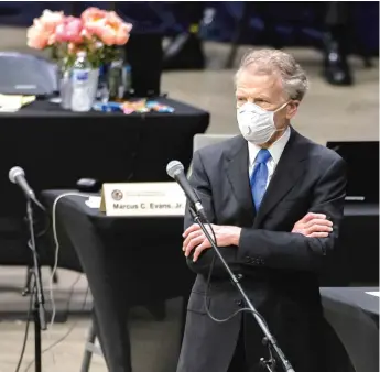  ?? JUSTIN L. FOWLER/THE STATE JOURNAL-REGISTER VIA AP ?? Illinois House Speaker Michael Madigan, D-Chicago, listens to debate during a House session at the Bank of Springfiel­d Center in May.