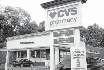  ?? Gene J. Puskar/Associated Press ?? CVS is temporaril­y restrictin­g the number of emergency contracept­ive pills people can purchase to ensure it will have a consistent supply in the wake of the Supreme Court’s ruling on abortion.