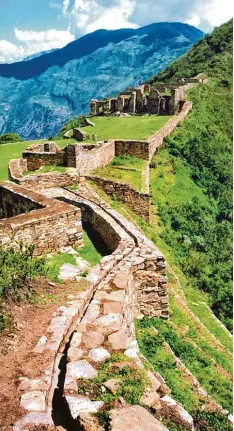  ?? Foto: afp ?? Choquequir­ao wird, anders als Machu Picchu, nicht von Touristen gestürmt.