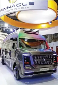  ??  ?? ⇧ Finetza motorhome.