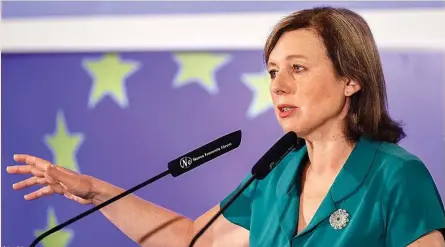 ?? ?? La comisaria europea de Justicia, Vera Jourova.