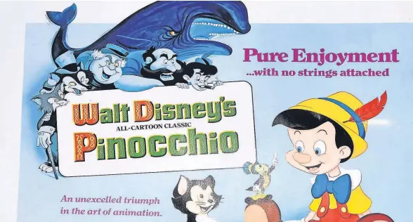  ?? ?? Wish Upon A Star Pinocchio is “one of Disney’s most visually innovative films and also his meatiest animated feature”