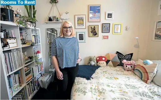  ?? MONIQUE FORD/STUFF ?? ‘‘It shouldn’t be a privilege for renters to feel like they can put down roots for more than a year,’’ says Rachel Lynch.
