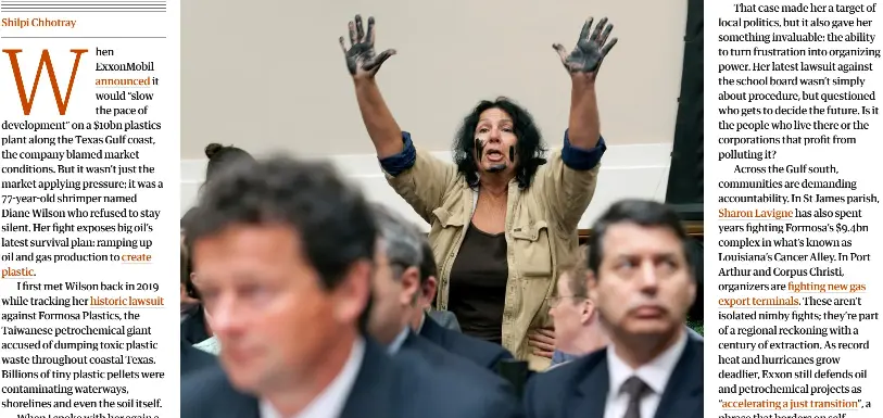  ?? Photograph: Bloomberg/Getty Images ?? ‘That case made her a target of local politics, but it also gave her something invaluable: the ability to turn frustratio­n into organizing power.’
