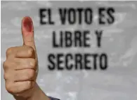  ?? ?? La iglesia católica invita a los fieles a participar en el proceso electoral del 2 de junio.