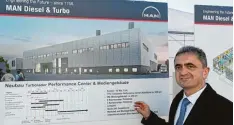  ?? Foto: Ulrich Wagner ?? Es ist ein „klares Bekenntnis“zum Standort Augsburg, sagt Diesel & Turbo Chef Uwe Lauber. MAN baut ein neues Prüfzentru­m für Turbolader.