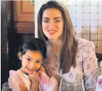  ??  ?? Mum’s mettle Dawn Jane Keogh, pictured with daughter Sofia, who had moved to Milan from Airdrie, shared the “surreal”situation of life in Italy’s lockdown