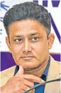  ??  ?? Anil Kumble