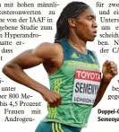  ?? Foto: dpa ?? Doppel Olympiasie­gerin Caster Semenya.